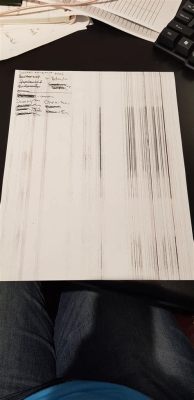 Why is my printer printing with lines, and how does it relate to the mysteries of the universe?